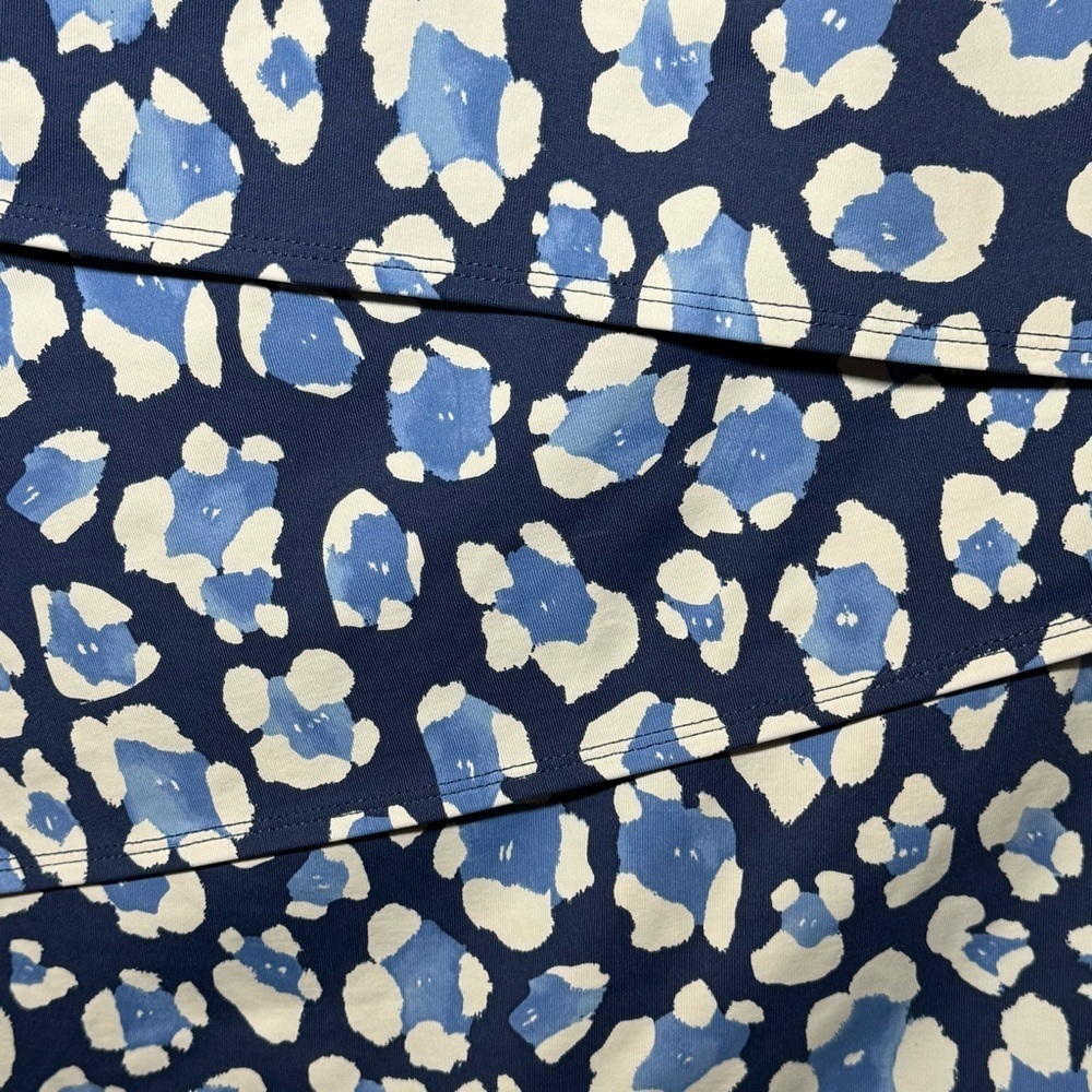 J. McLaughlin Nicola Skirt Blue Animal Print size XL Catalina Cloth - Picture 3 of 8